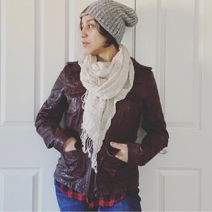 GET medium  genuine leather jacket